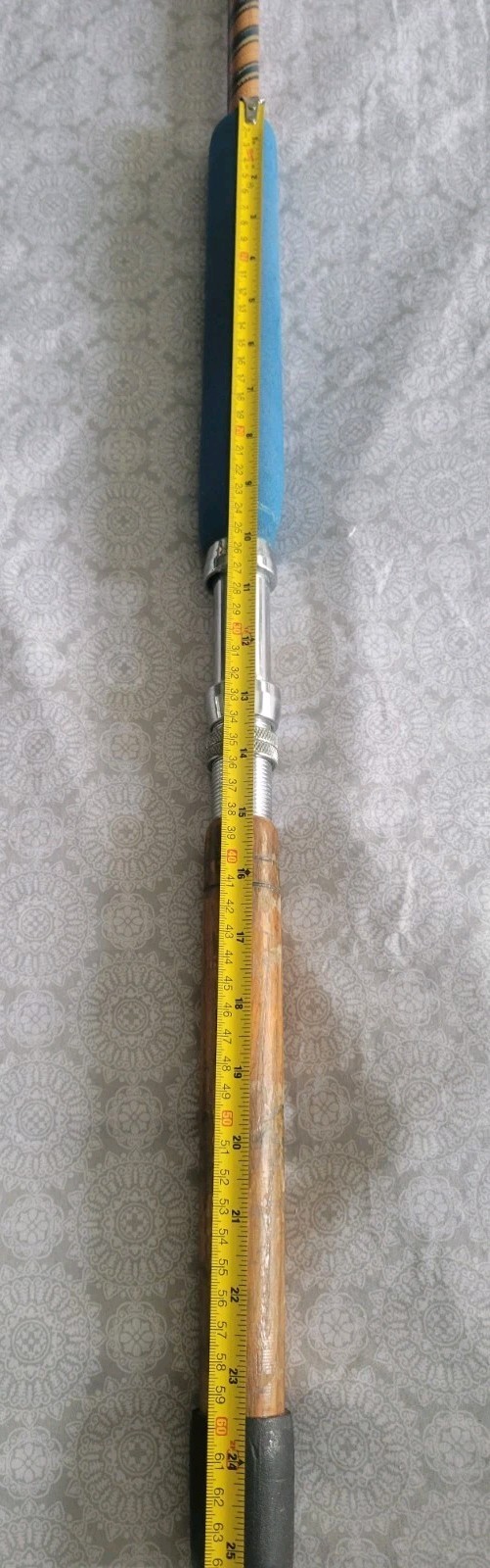 Sabre Style 6’6” Custom Made Turbo Guides Handle Wooden Fishing Rod Made In USA