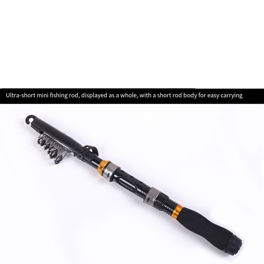 Lightweight Fishing Rod with Spinner Reel Telescopic Design for Anglers