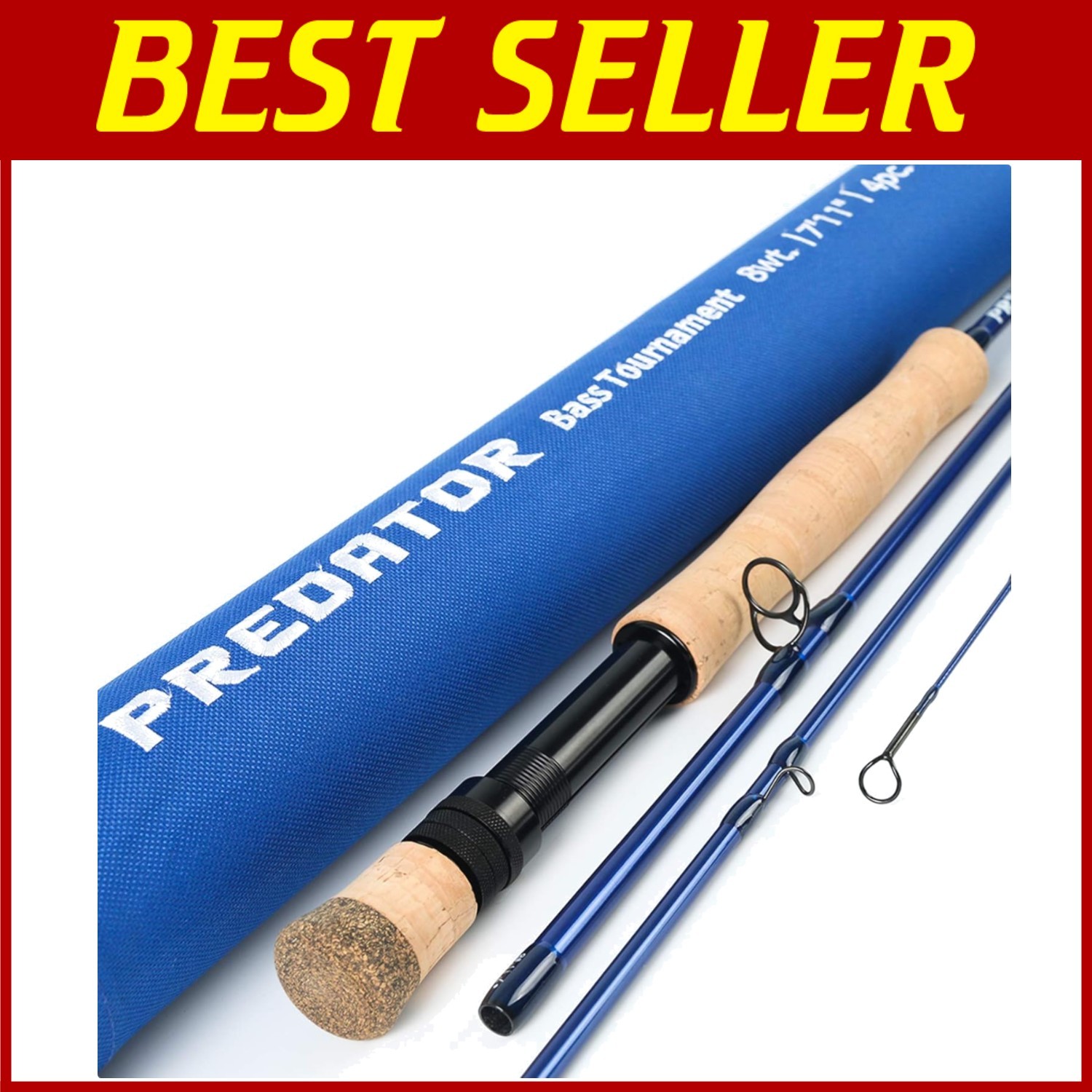 Saltwater Fly Rod for Pike & Musky – 4pc 8/9/10/11/12wt-//-~