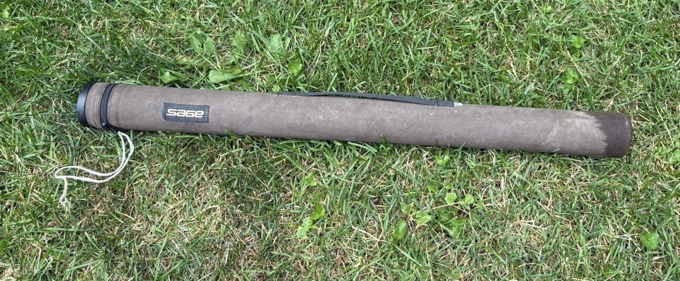 SAGE Graphite II DS2 583-4 Fly Fishing Canvas Plastic Case (TUBE CASE ONLY)