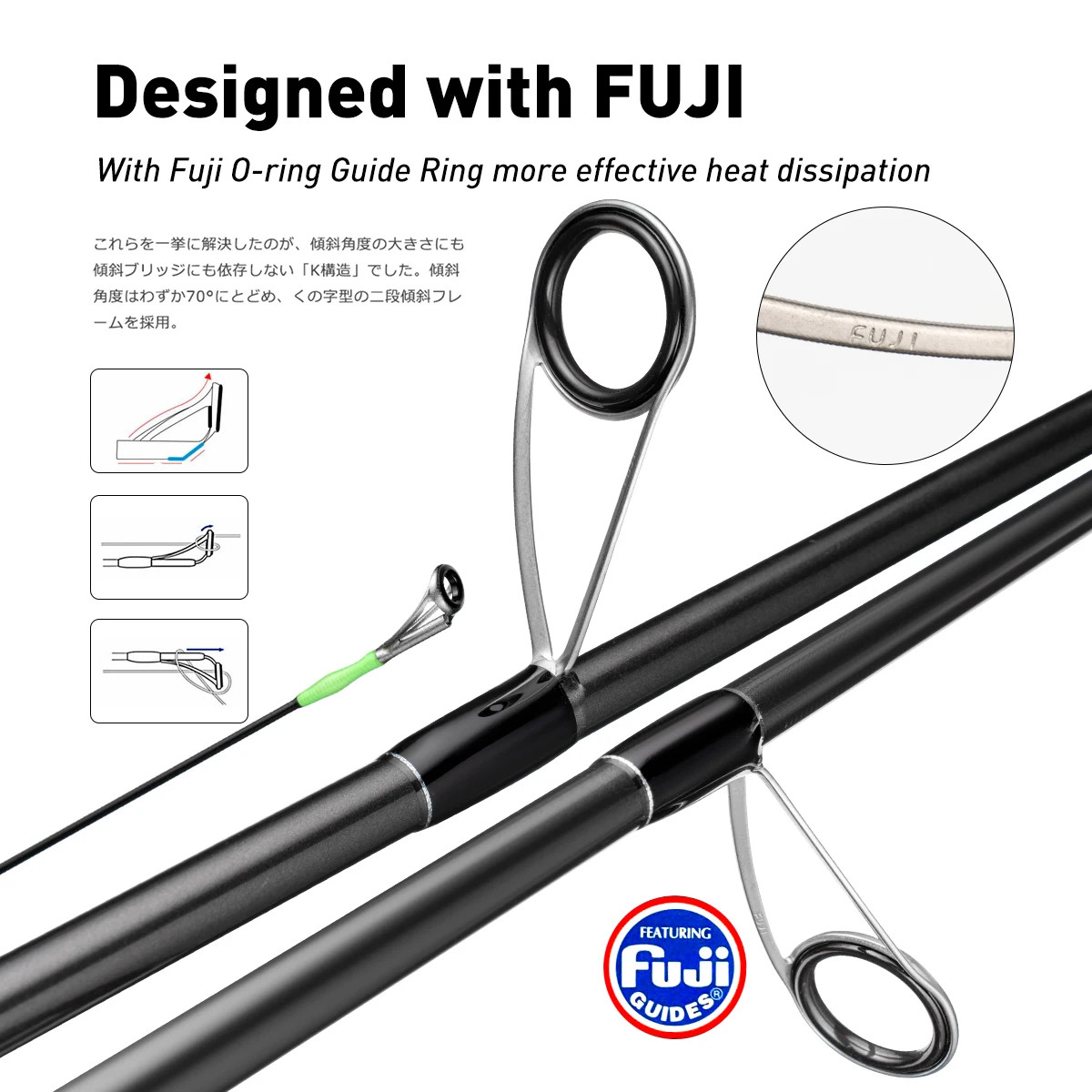 Long Casting Fishing Rod Inshore Fishing Rod for Seabass 2.7M 3.0M 3.3M Fishing