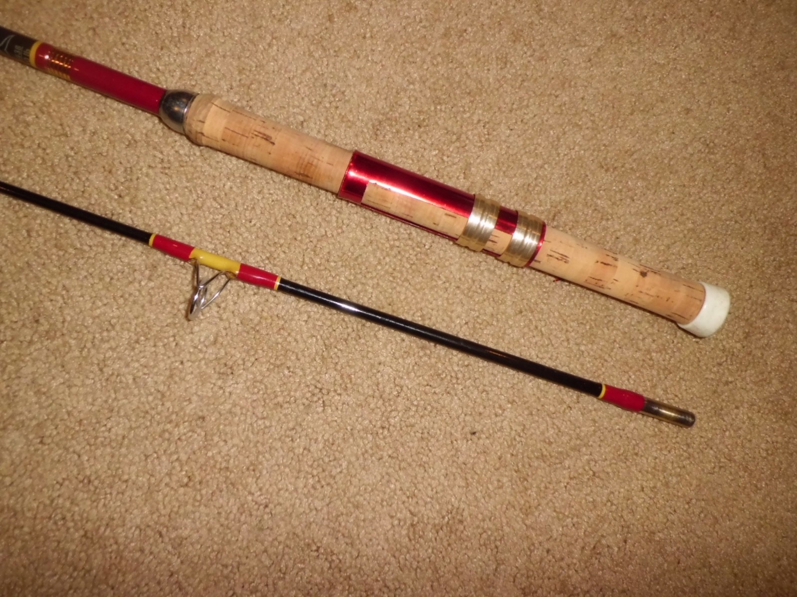 Vintage HARNELL 6438 Spinning 6’6″ Rod made in USA- 10 lb test