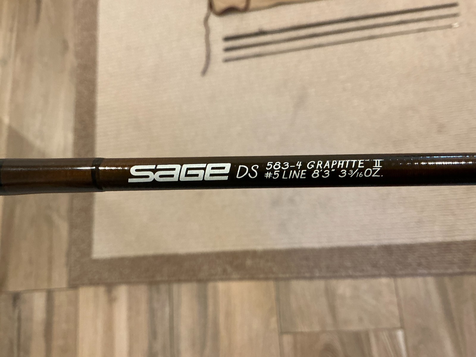 Sage DS 583-4 Graphite II 5 WT 8’3″ Fly Rod