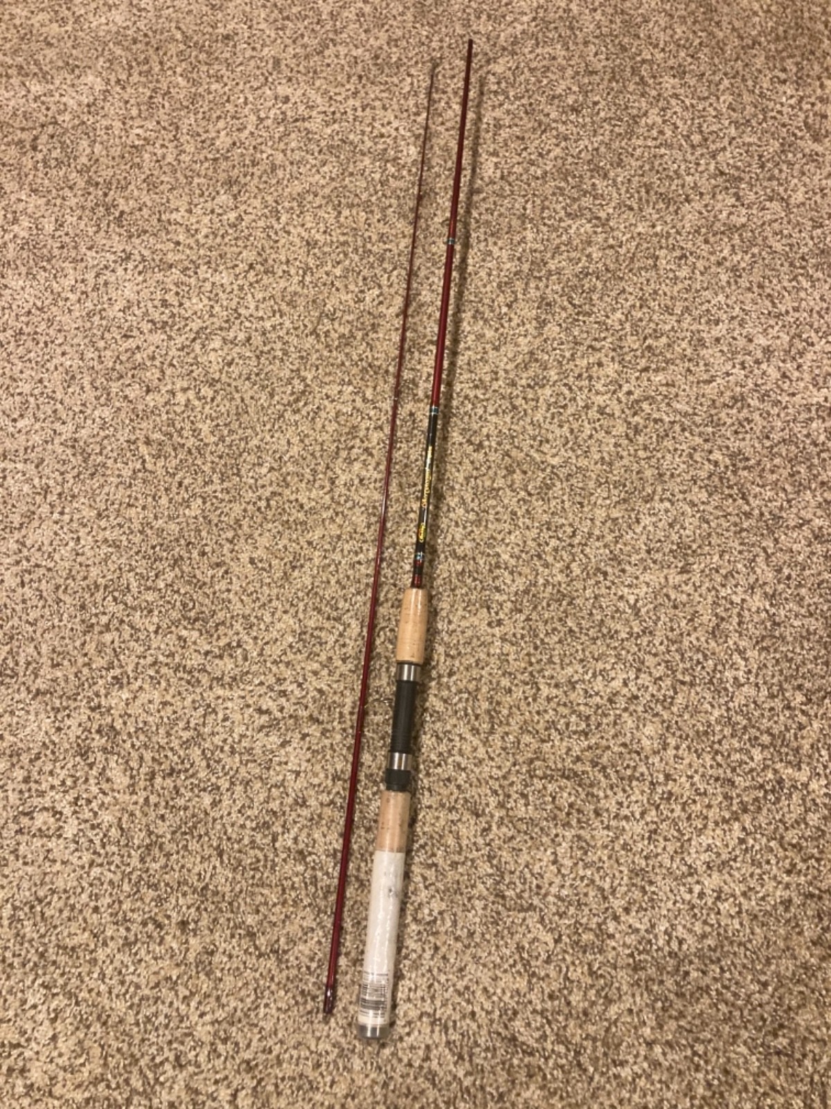 Berkley Cherrywood Graphite Spinning Rod CWS602M 6’0″ Medium 1/8-3/4 oz 2-Pc Exc