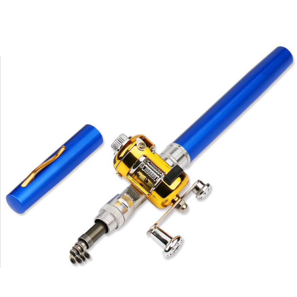 Mini Aluminium Alloy Lure Fishing Rods Stable Lightweight Durable Fishing Pole