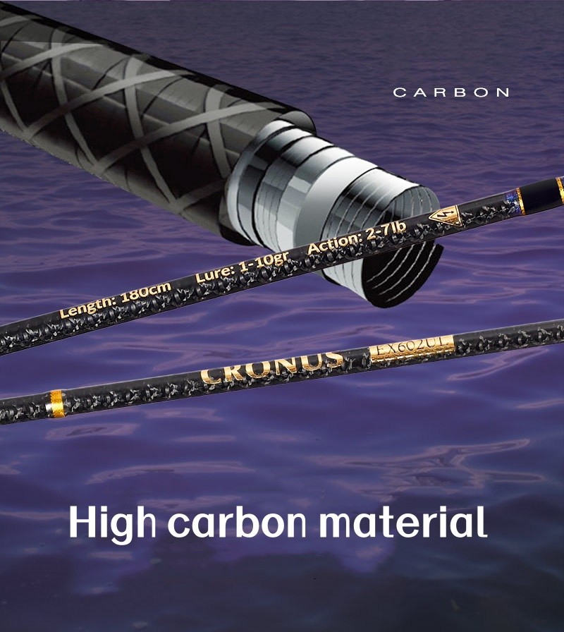 Ultra-Light Carbon Fishing Rod Casting Spinning Rod Fast Action High Sensitive
