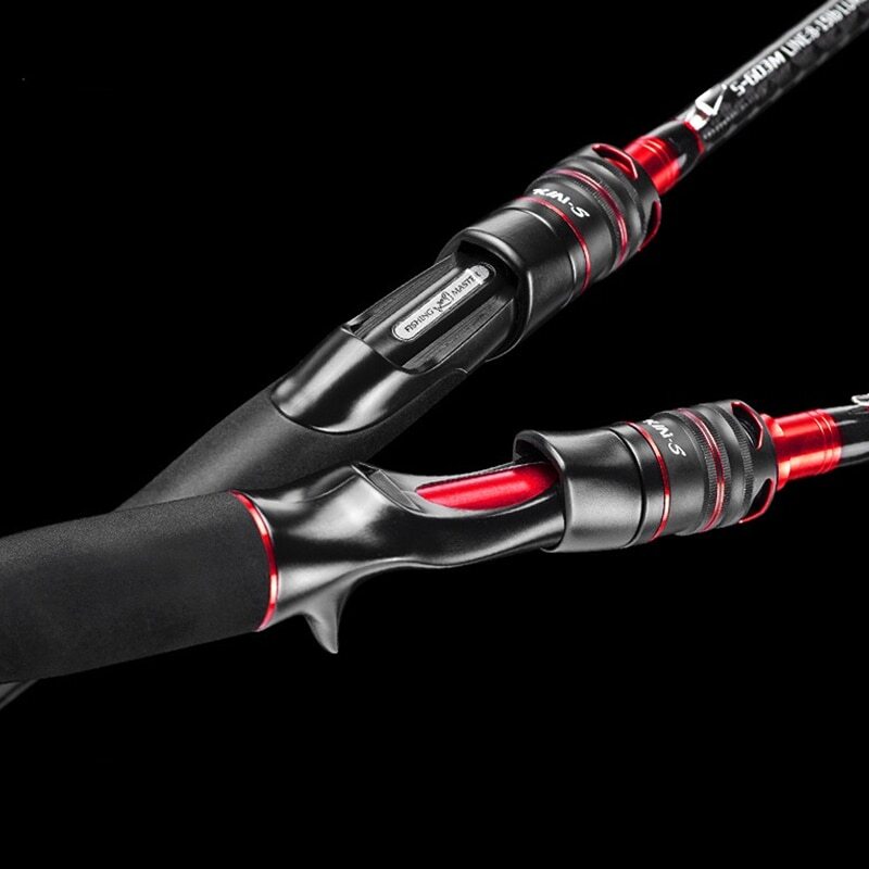 1.8M 2.1M 2.4M Fishing Rod 3 Section Poles Carbon Fiber Spinning/Casting Rods