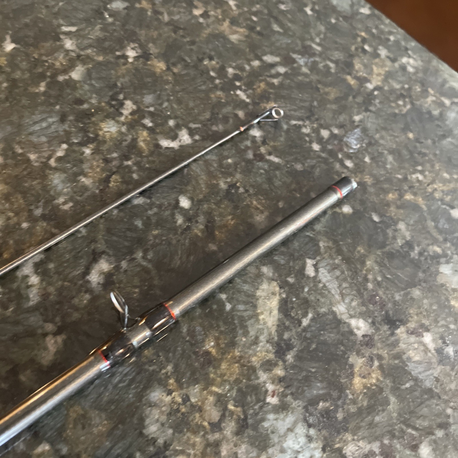 Shakespeare Alpha ALP 60 2M medium 6′ casting rod 6-12 Lb Line 2 Pc Rod
