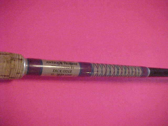 CUSTOM WRAPPED TRULINE 7 FOOT 6 1/2 INCH 15 TO 25 POUND CLASS SPINNING ROD L@@KE