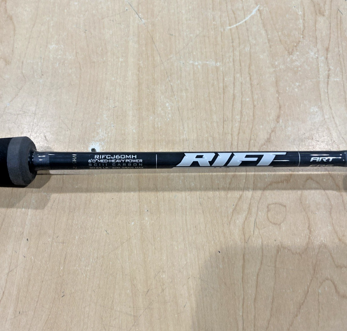St. Croix Rift (RIFCJ60MH) 6′ Jigging Casting Fishing Rod Free Shipping