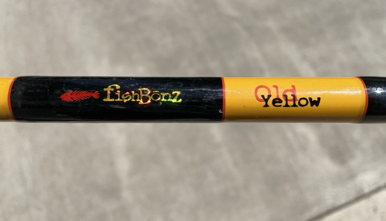 Silstar FishBonz Old Yellow OY802BWS 8’ Spinning Fishing Salmon Rod 2-pc NICE!