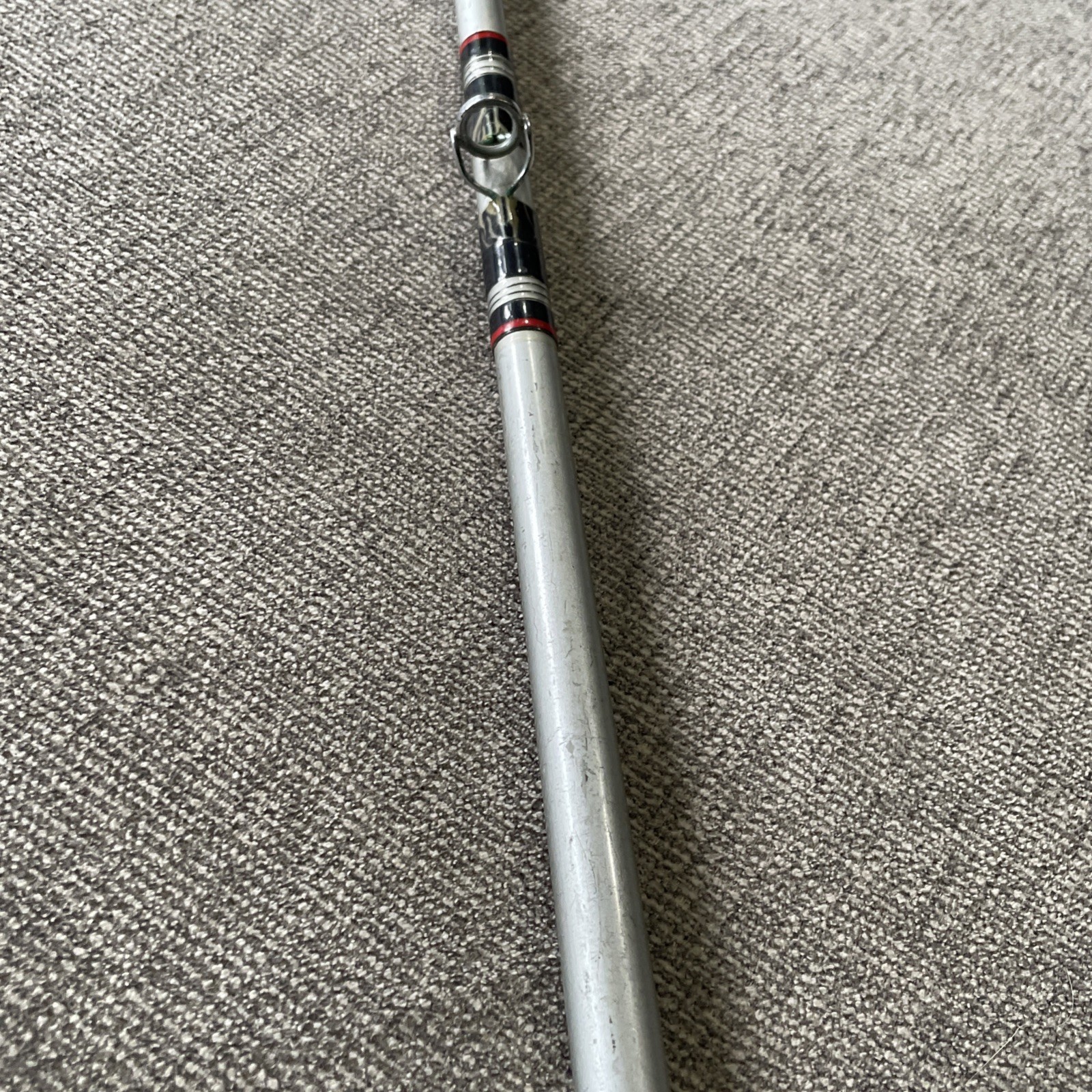 Vintage Master Graphite 6’6” Heavy Salt Water Trolling Rod roller tip-top guide