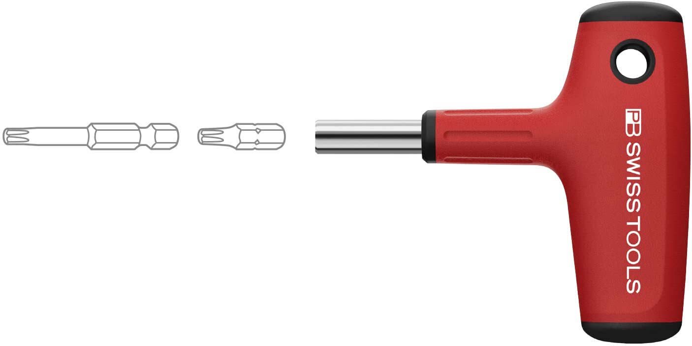 PB Swiss Tools Stubby Crosshandle Bit Driver for 1/4″ Screwdriver 1254-10-30M