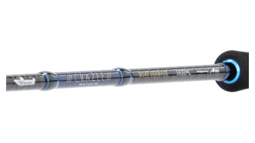 A-TEC Crazee BoatSeabass S632ML Premium Coastal Spinning Rod 1.91m 24g Walleye Perch