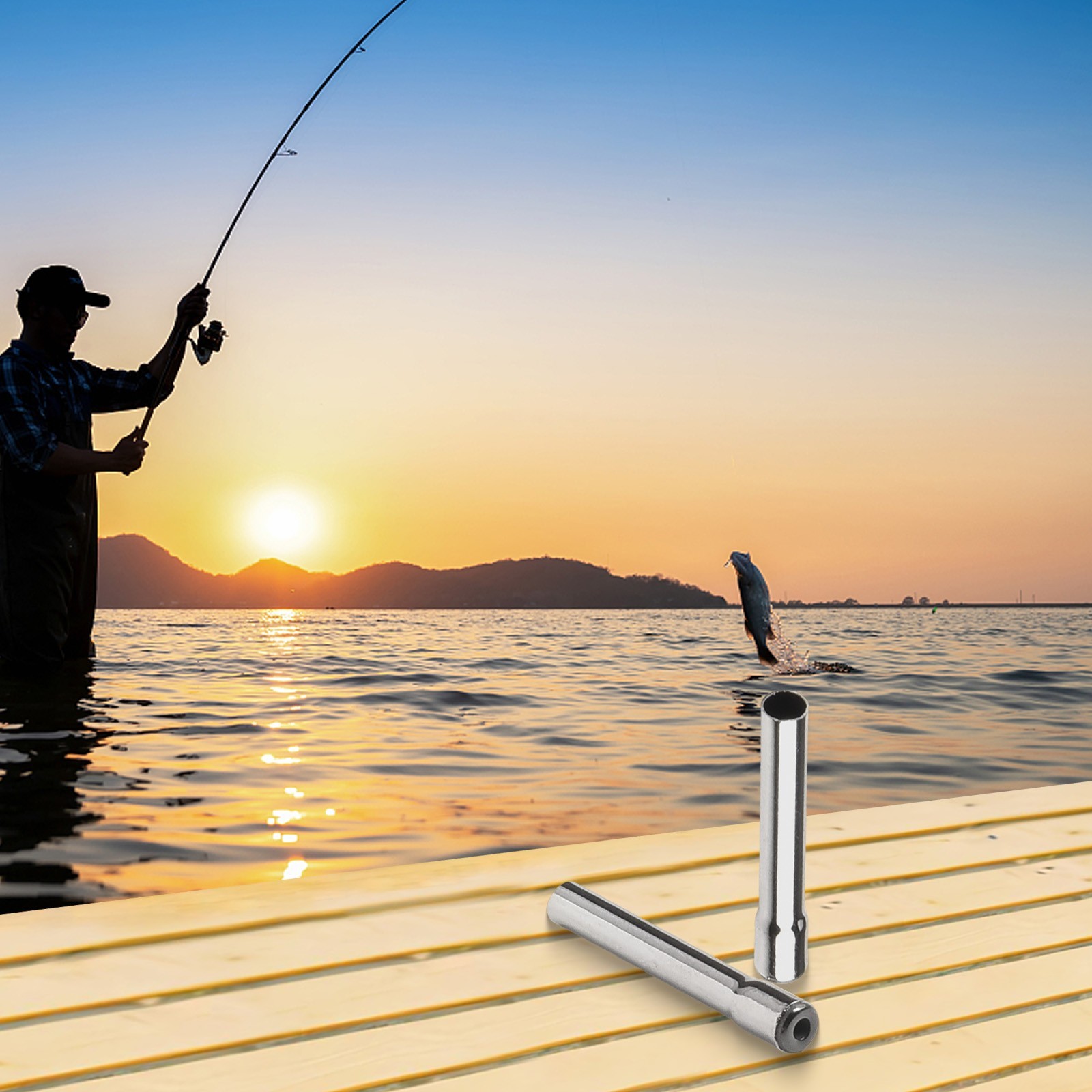 High Quality Fishing Rod Tip Guide Tip Tops Fishing Guides Stainless Steel