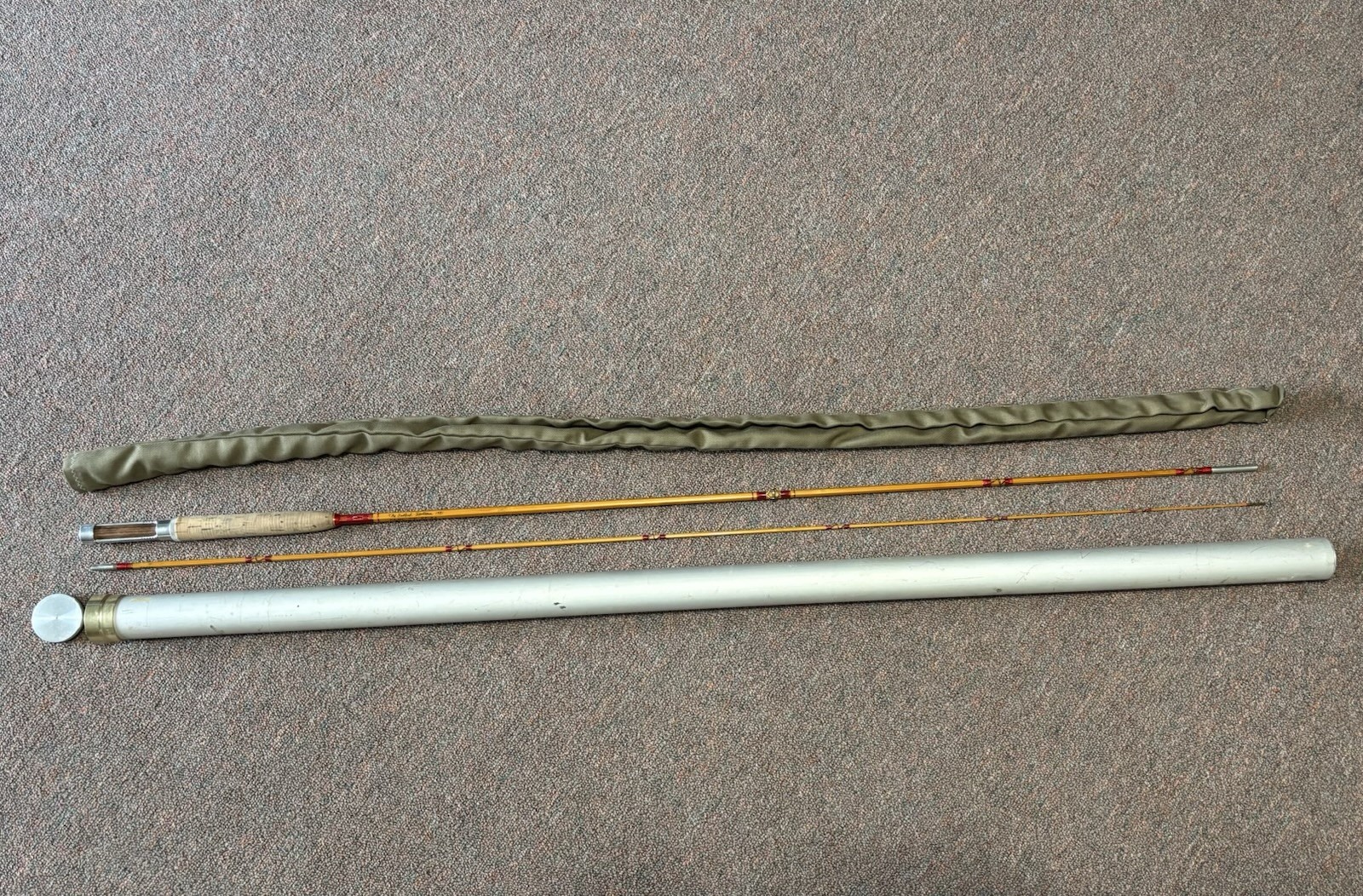 Vintage Peter Phelps Bedford Sportsman 7’6″ #5 #6 1981 Bamboo Fly Rod