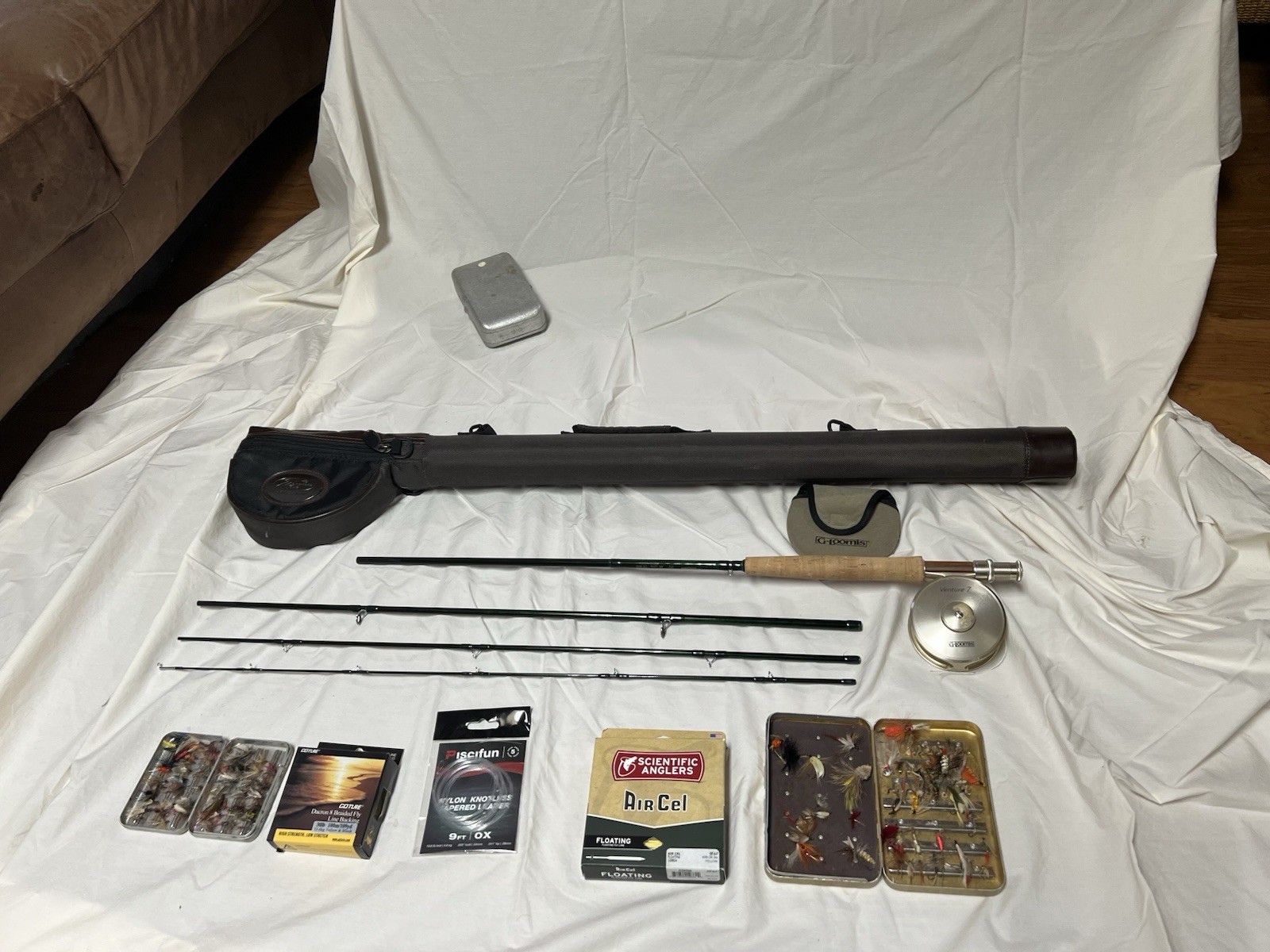 Rod & Reel – G-Loomis Venture 7 Reel 6WT – w/ Lamiglas Fly Rod TR906- 9′, 6-wt.