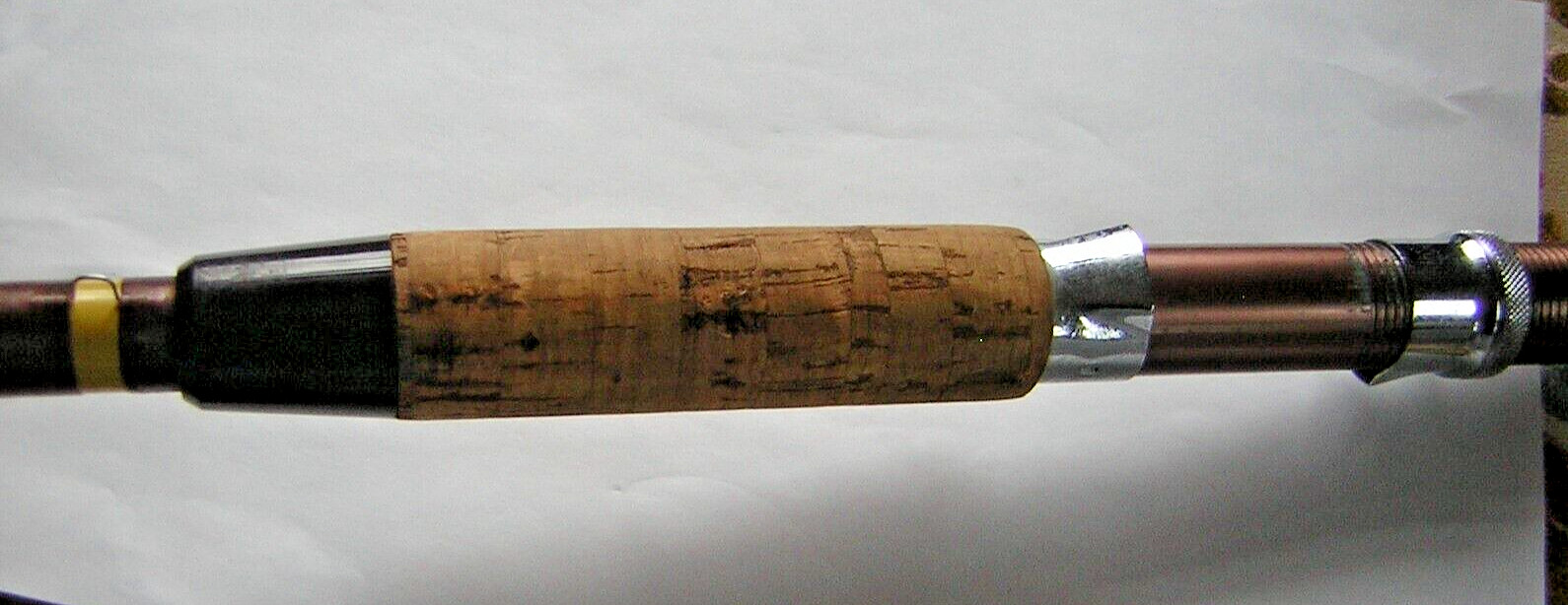 Vintage Heddon Pal Tubular Fiberglass MODEL 8510 Spinning Rod 2-piece & 8 1/2 ft