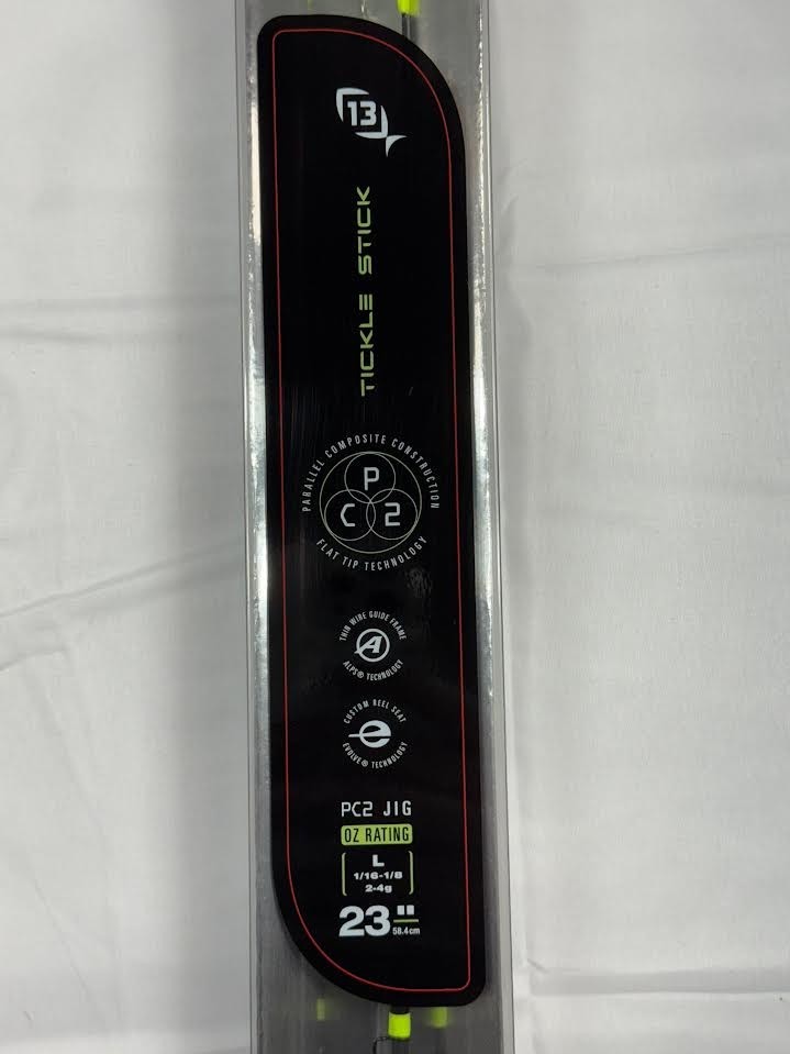 13 FISHING ‘ TICKLE STICK ‘ 23L ‘ NEW IN BOX ‘ TS3-23L ‘ HI-VIS TIP ‘