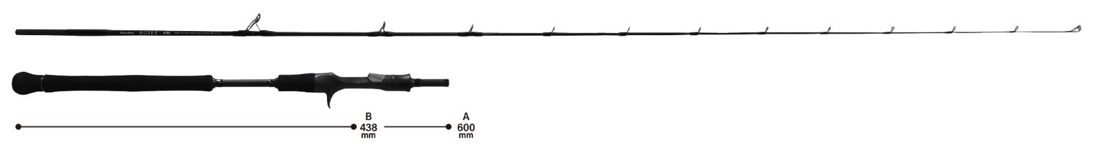 Ripple Fisher Ocean Arrow Agile 67ML Offshore Light Jigging Fishing Rod