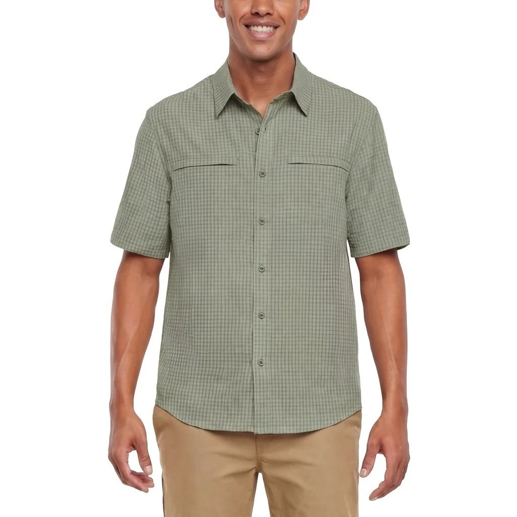 Orvis Men’s XXL Green Short Sleeve Tech Shirt UPF 30+ Quick-Dry Outdoor d1788