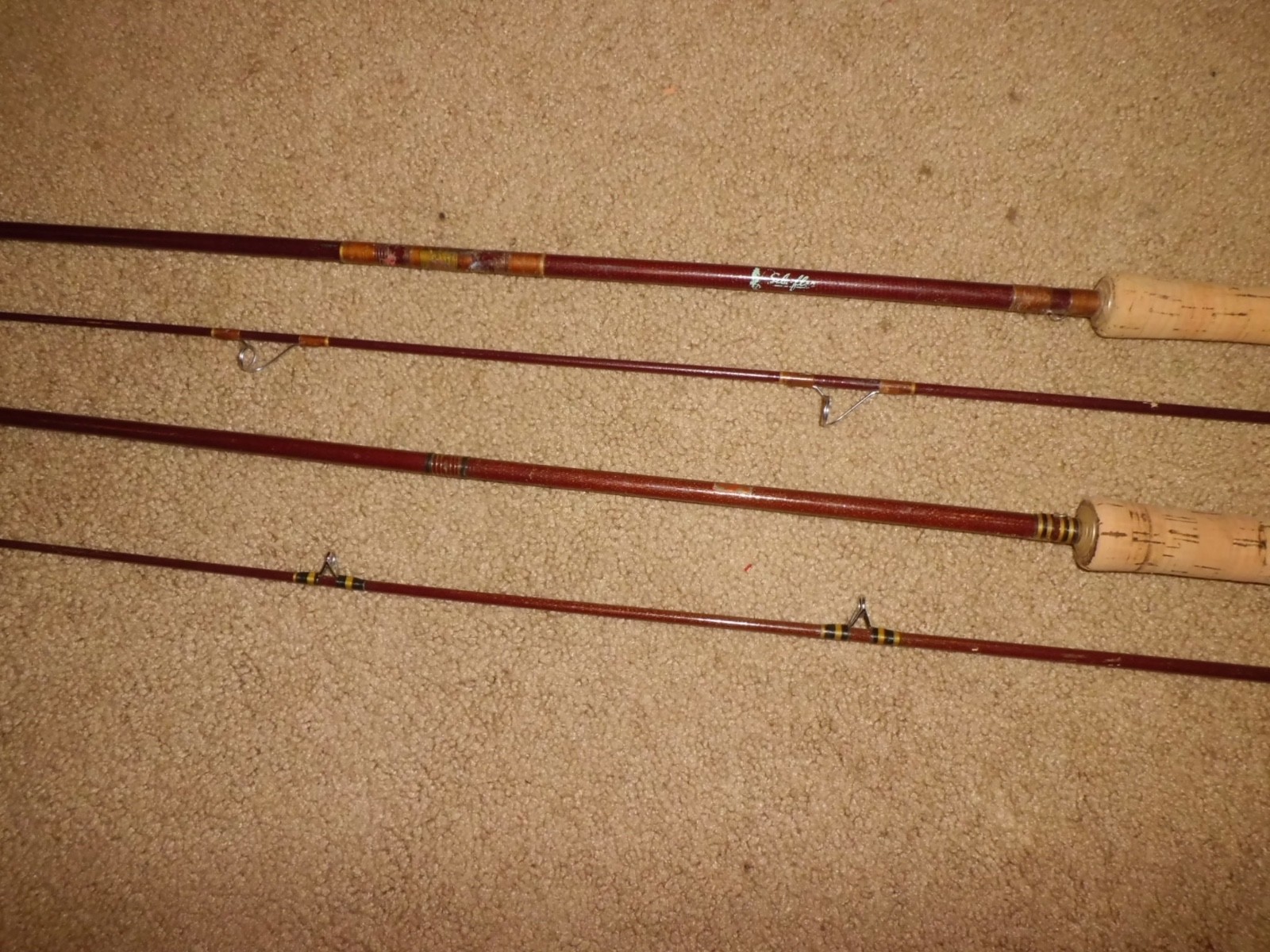 2- Vintage SILAFLEX Spinning Rod made in USA