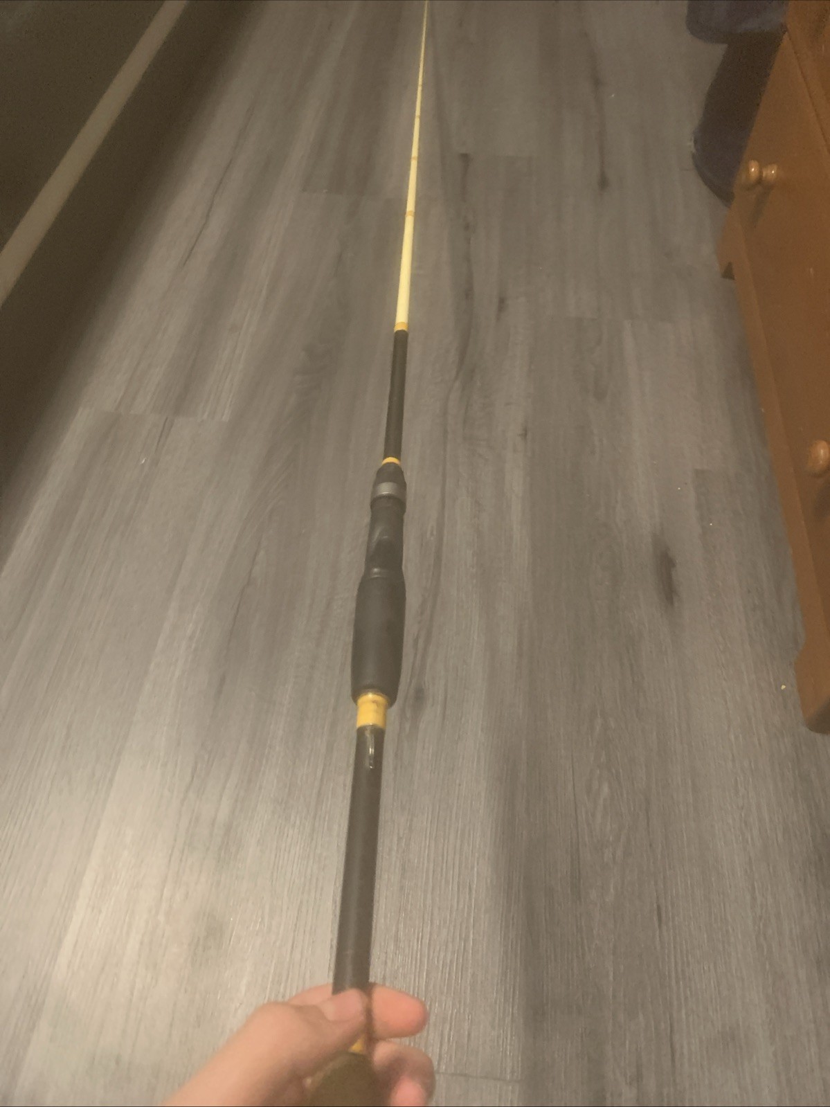 Vintage 7foot Fishing Rod Made In The USA 1 Pice In Good Condition