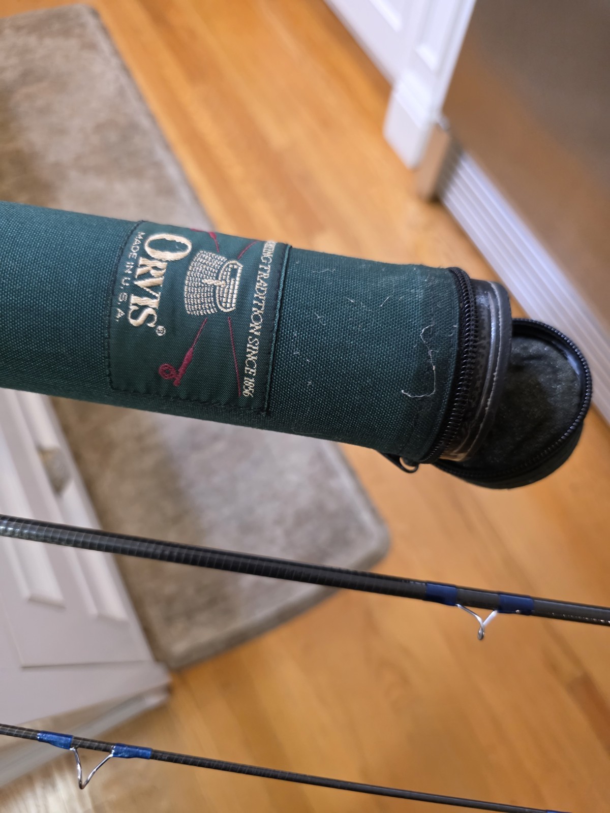 Orvis Sulver Label PM-10 Fly Fishing Rod 9’ wt 4 7/8 Oz 8 Wt With Sock And Tube