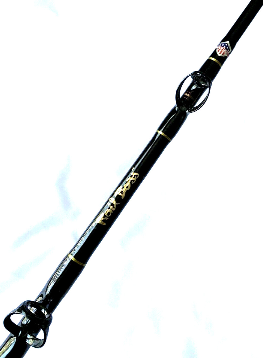 Seeker RR 60-6 1/2’C Rail Boss 50-80Lb trolling 6.5FtFishing Rod made in USA