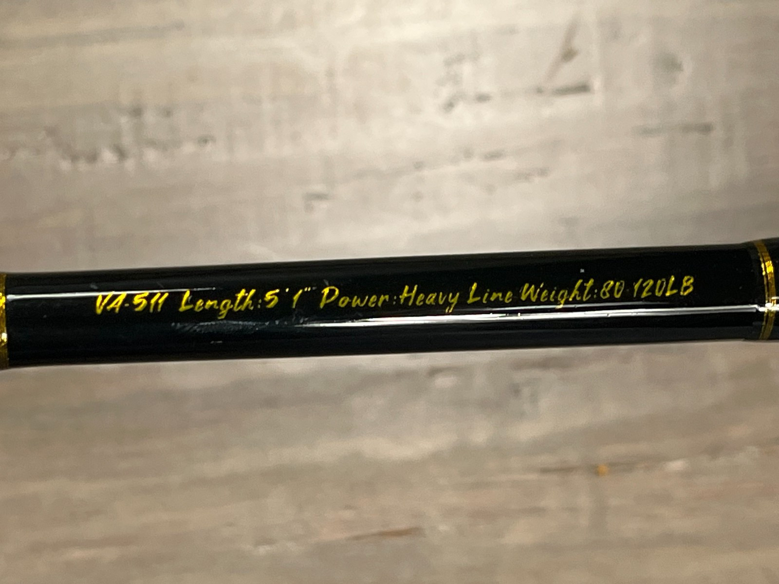 FISHAPPY Saltwater Offshore Straight Butt Trolling Rod 61 inch 80-120 lb