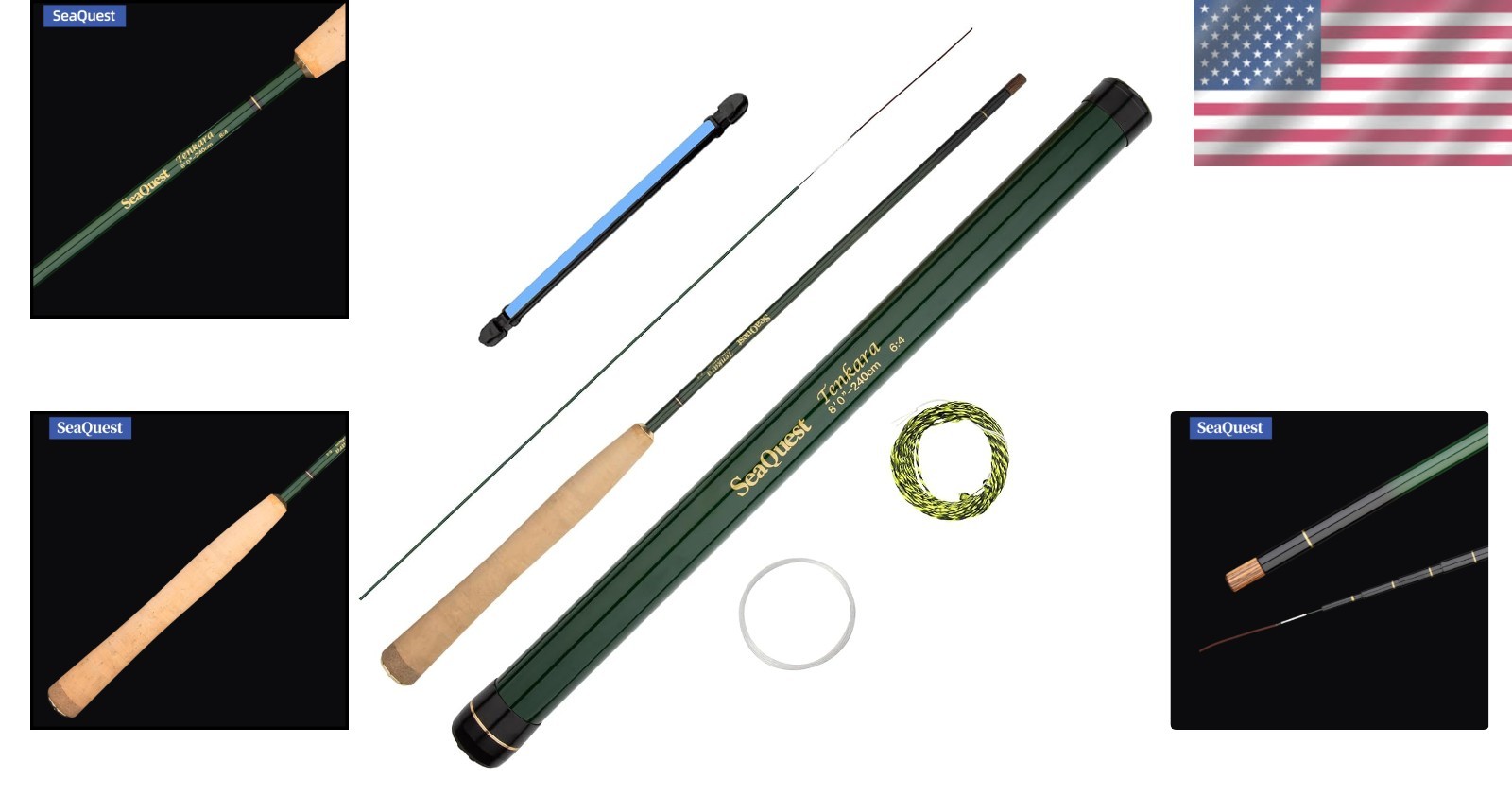 Adult Tenkara Fishing Set – Lightweight 8ft Rod