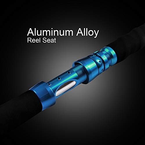 Saltwater Graphite Jig Jigging Spinning Fishing Rod Casting-6′,Heavy,80-120lbs