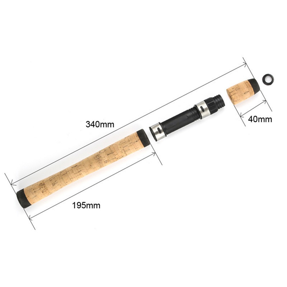 Cork Based Fishing Rod Handle Kits Ideal for Custom Builds or Quick Repairs