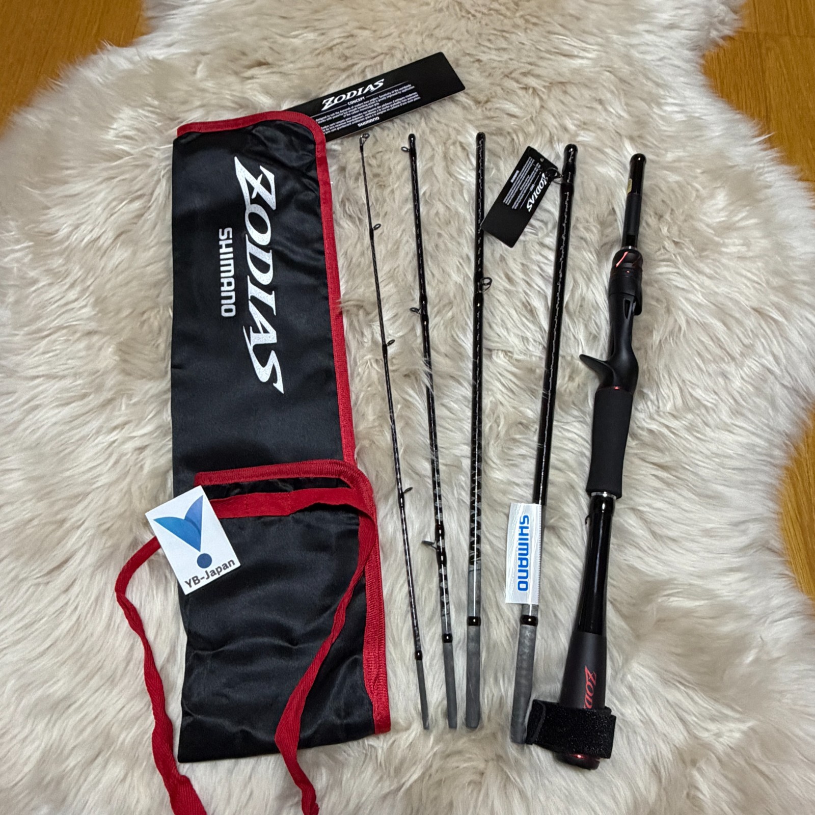Shimano 21 Zodias Pack Rod C610M-5 Equipped with Carbon Monocoque Grip Compact