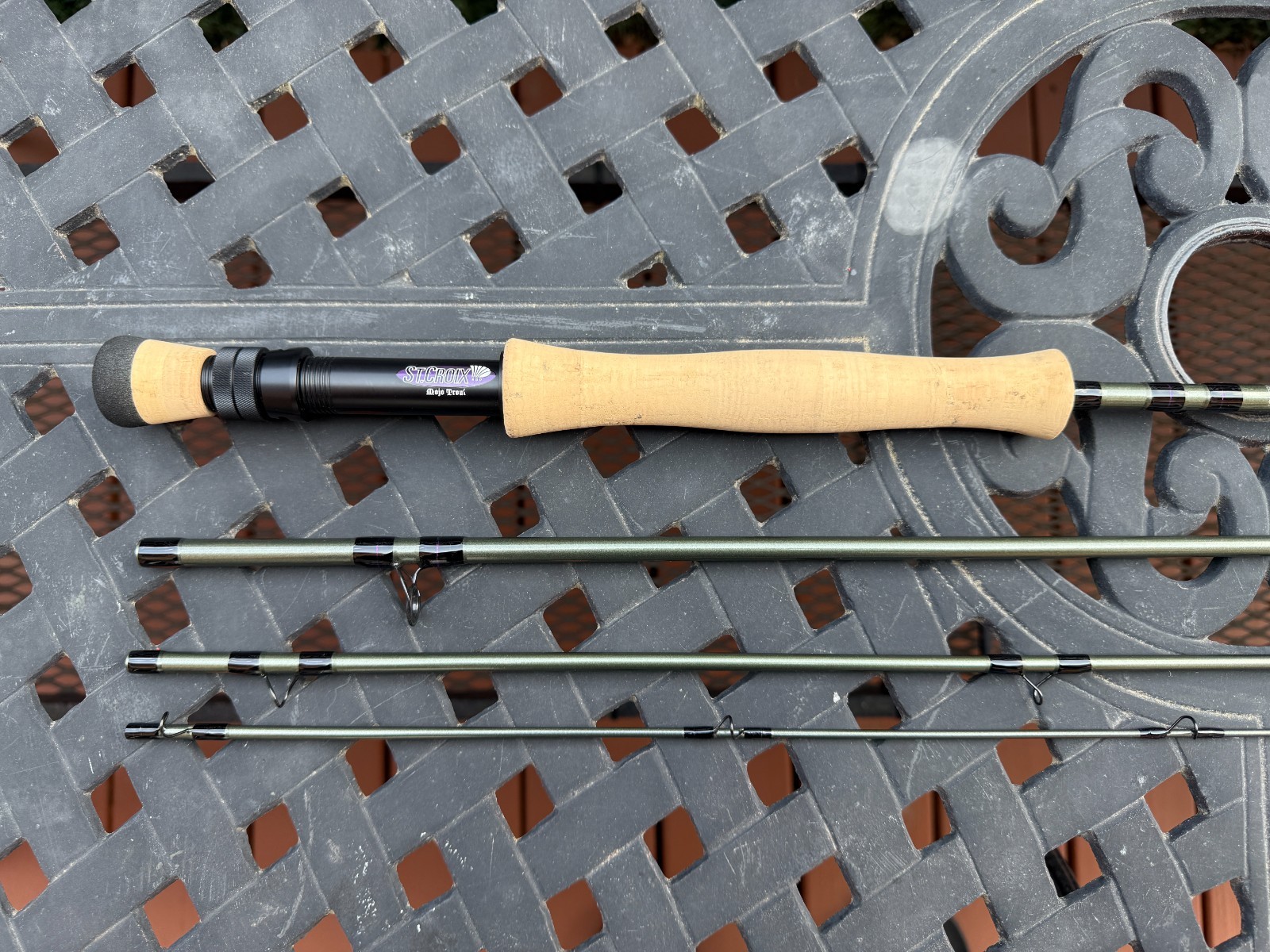St. Croix Mojo Trout MT907.4, 9’0″, Fly, Mod-Fast, 7wt, Fly Rod, 4pcs
