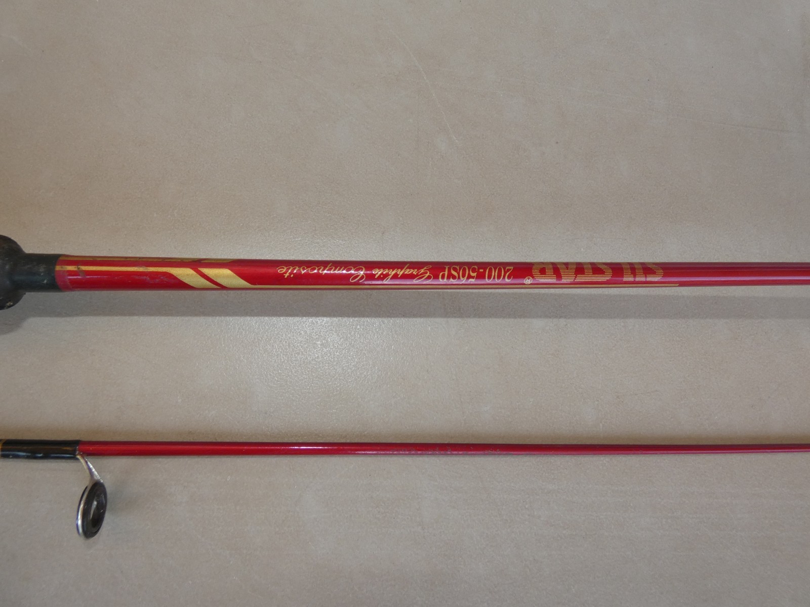 Vintage Silstar 200-56SP Graphite Composite medium 5’6″ 2 Pc spinning rod