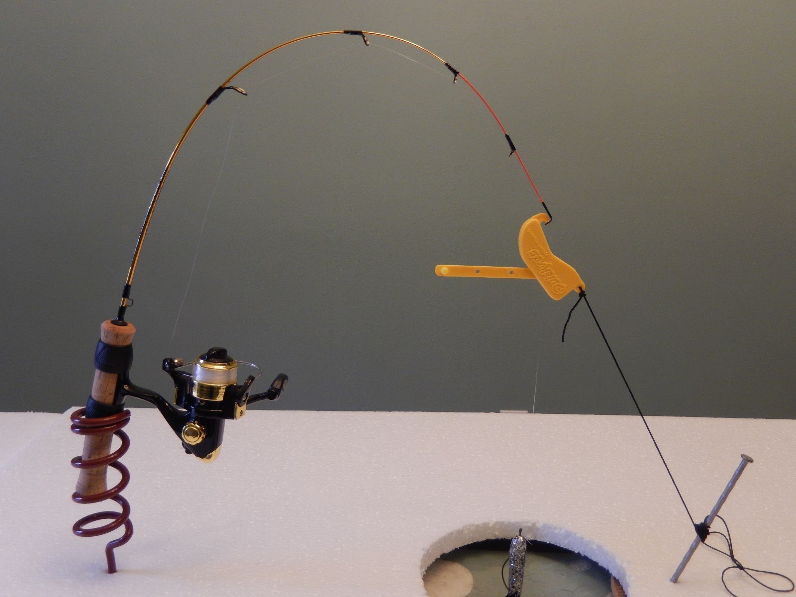 Winter Special-Ice Fishing Rod Tip Ups Quickset Automatic Hook Setter 3 for$9.95