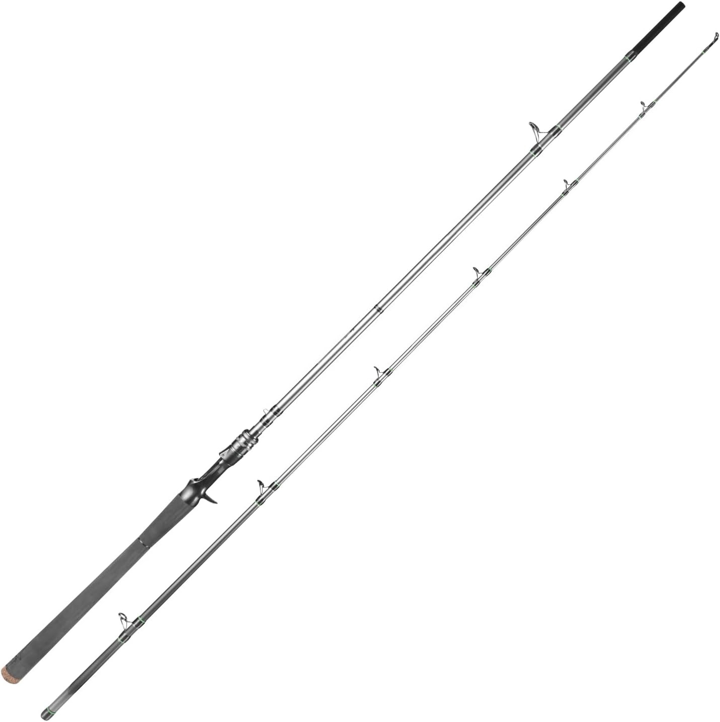 M1 Pike Baitcaster Rod – Heavy Action Carbon Fiber Fishing Rod, 2 Pieces