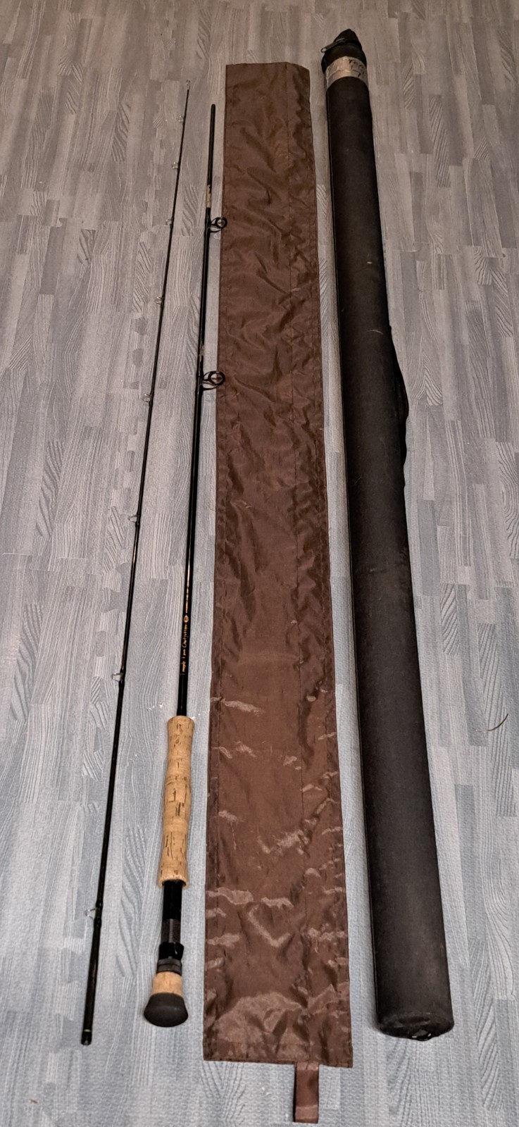 Temple Fork Outfitters IM6 Graphite Lefty Kreh Fly Rod 2pc, 9ft 9wt Case & tube