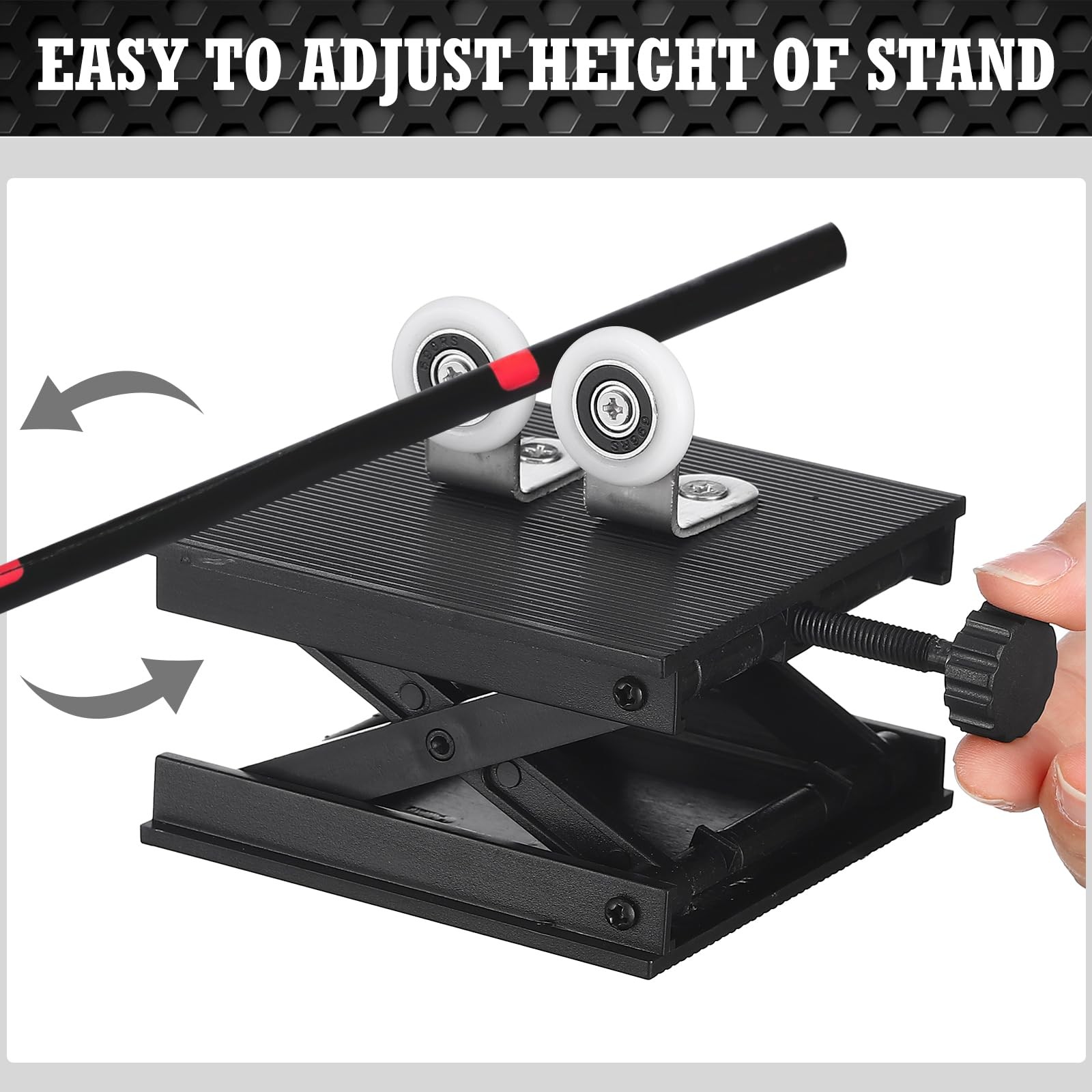 15 Pcs Fishing Rod Repair Kit Includes 3 Pcs Rod Wrapping and Winding Machine Se