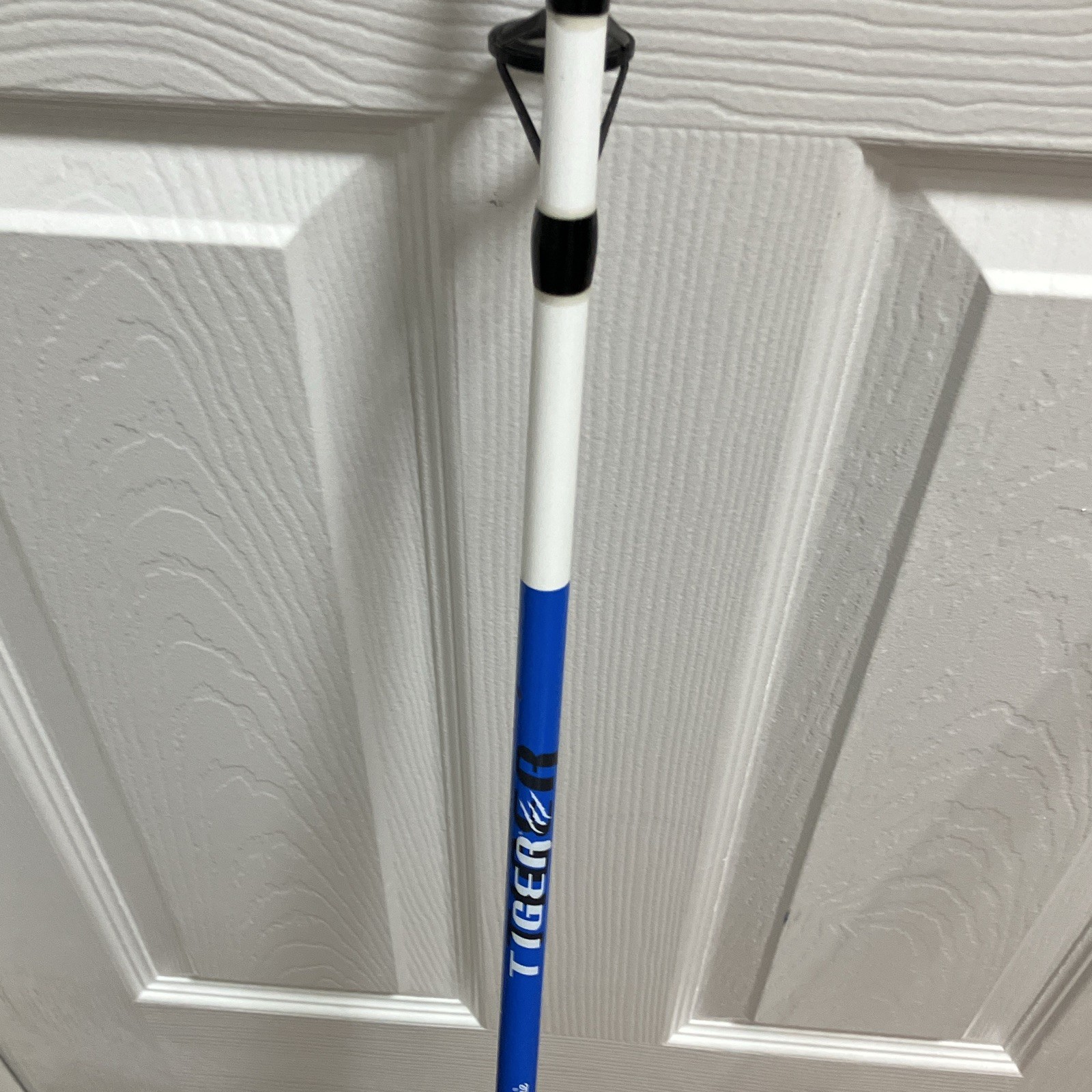 Shakespeare Tiger 7ft Medium Moderate Spinning Rod Fiberglass EVA Blue/White