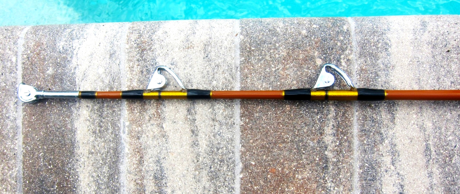 Custom Calstar 6455xh Stand-Up Rod by Taniguchi: 5’2″; 60-80 lb – NEAR MINT COND