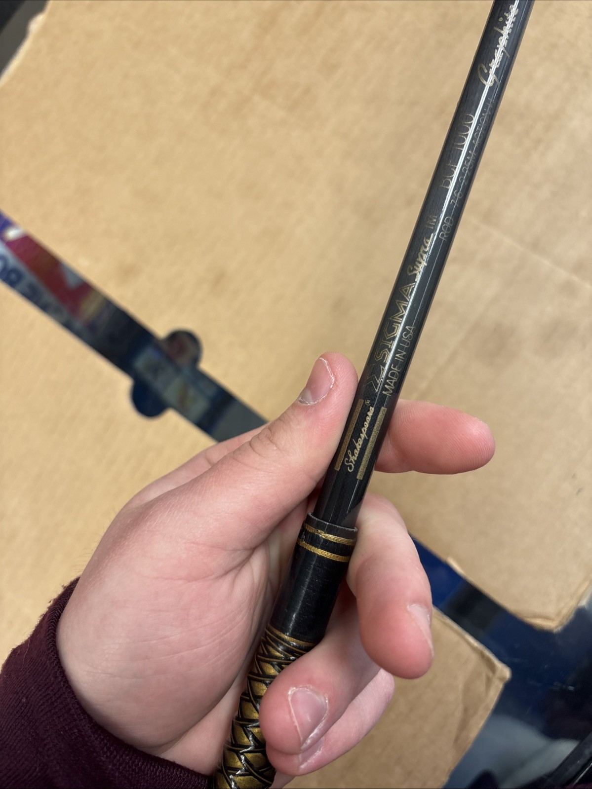 Shakespeare Sigma Supra TM BCF 1000 7’6 Heavy Action Fishing Rod 1 Piece