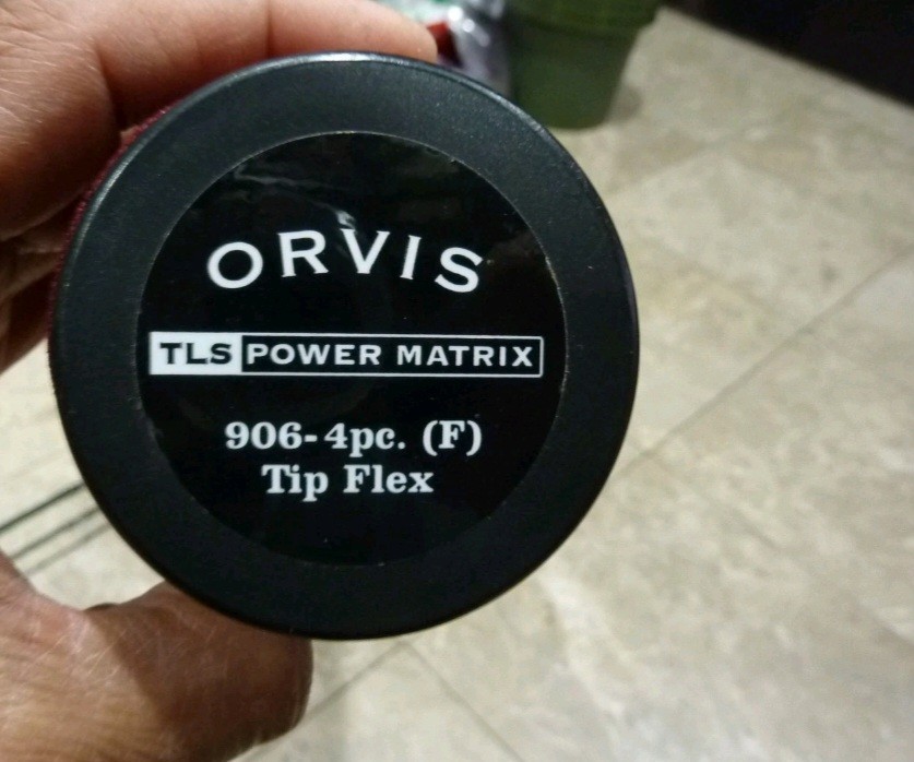 Orvis TLS Power Matrix Fly Rod 9′ 6WT Tip-Flex 4pc