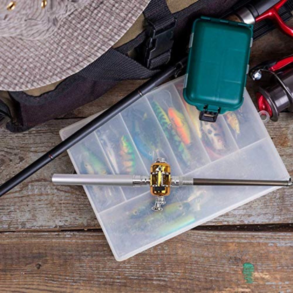 1 Meter Fiberglass Fishing Rod with Large Hole Rings and Fast Heat Dissipation