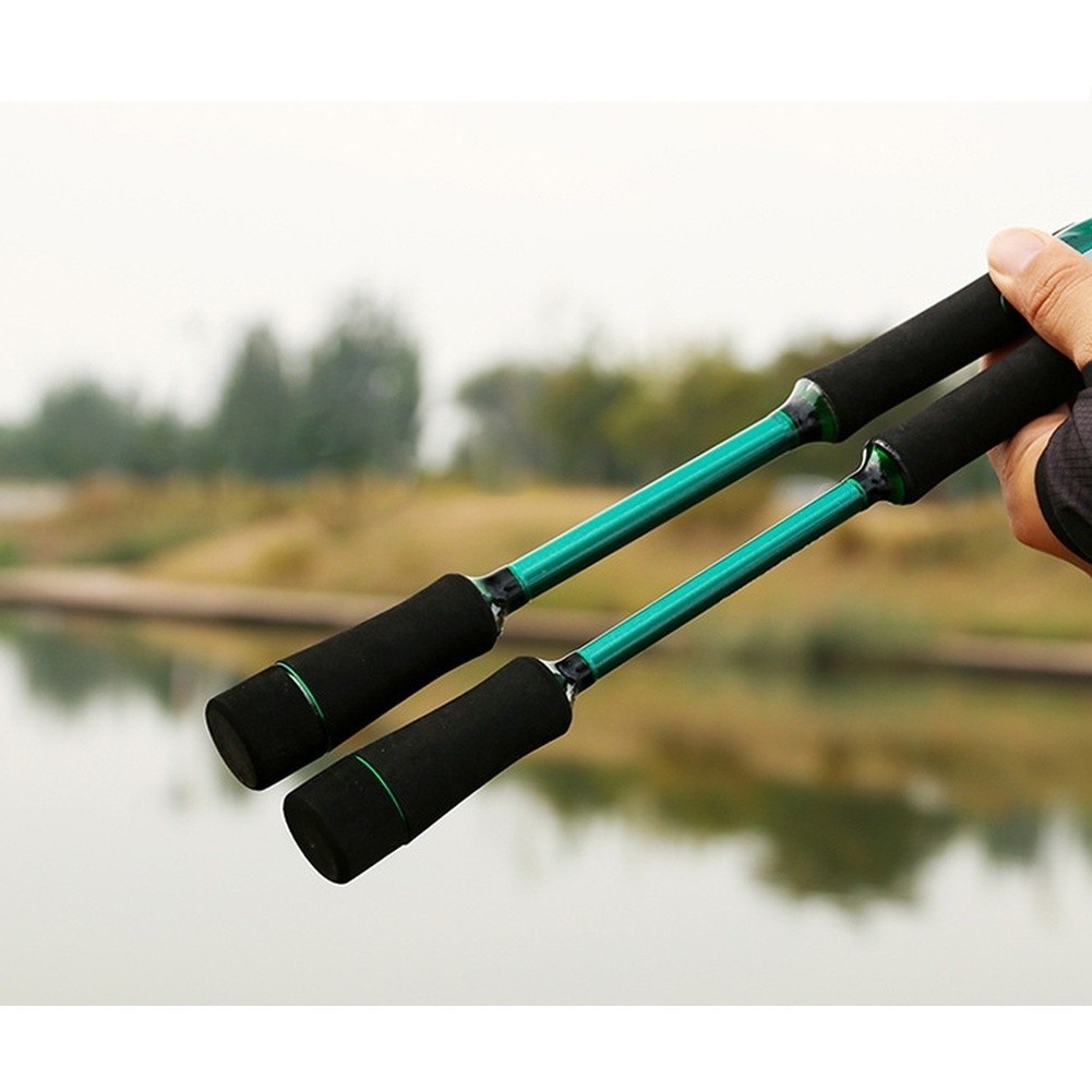 Compact Carbon Fishing Rod M Hard Action 50cm Folded 1.8m 2.1m 2.4m Extended