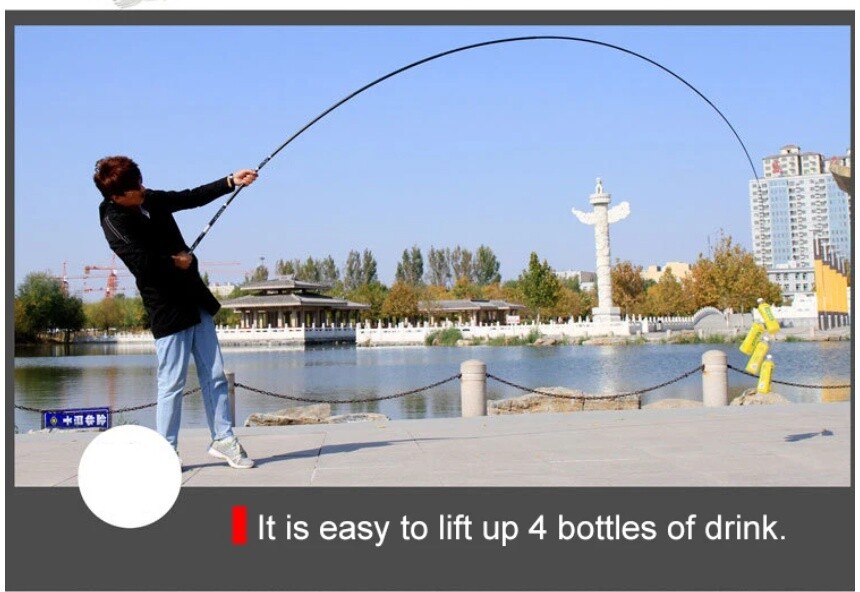 Telescopic Fishing Rod 3.6m 4.5m 5.4m 6.3m High Carbon Stream Fishing Pole Carp