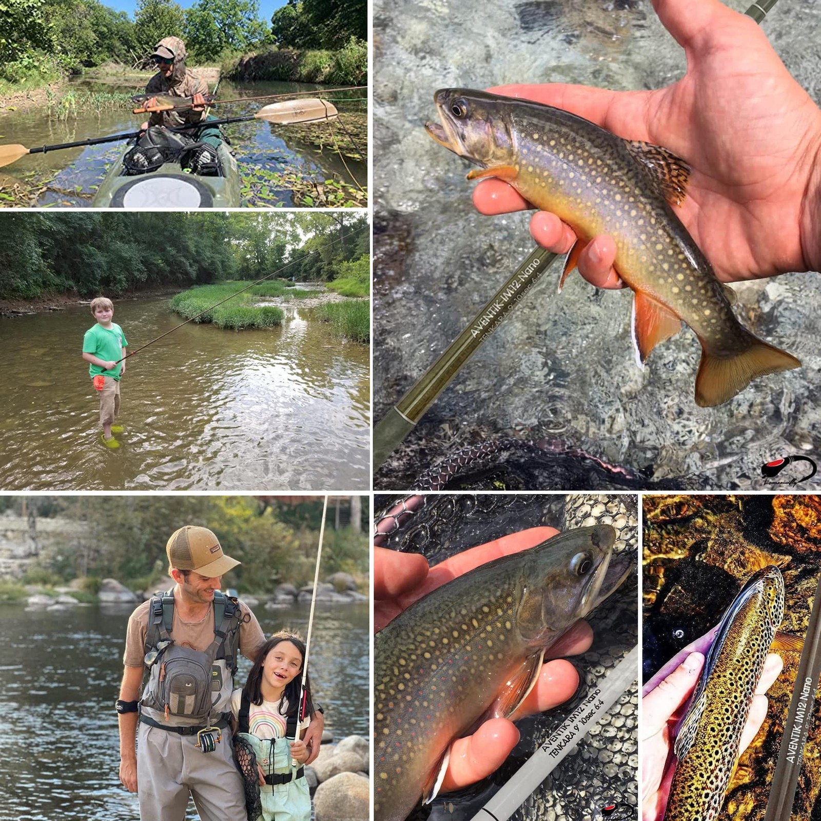Aventik Tenkara Rods Pro IM12 Nano 6:4 Action Mini Sizes All Water Conditions…