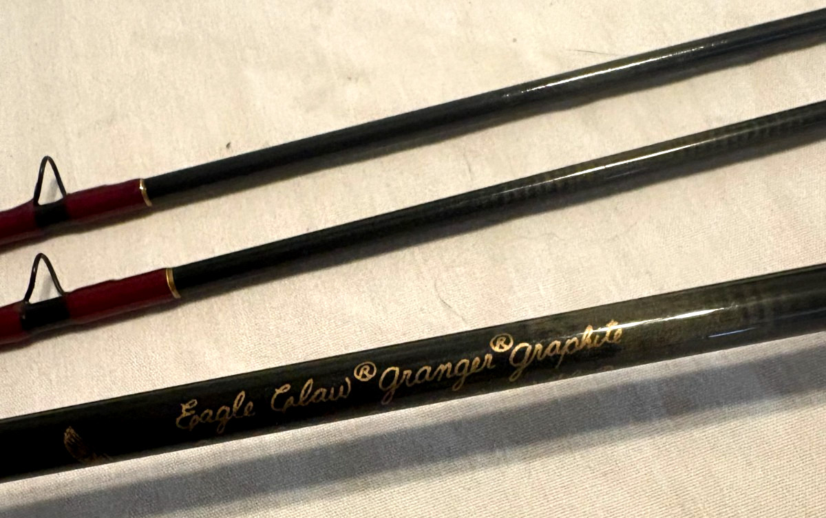 EAGLE CLAW GRANGER GRAPHITE NO. GG 300-8 1/2′ FLY ROD 7-8 ROD WT 3 OZ.2-TIPS