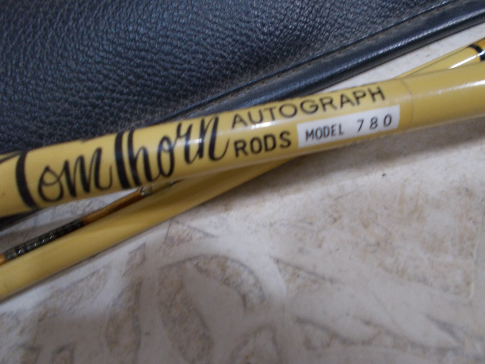 Tom Thorn Glass Factor #780 Fly Fishing Rod 5 Piece 7’6” Cork Handle with Case